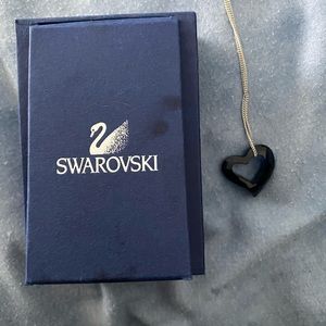 SWAROVSKI MINI LOVE HEART NECKLACE BLUE